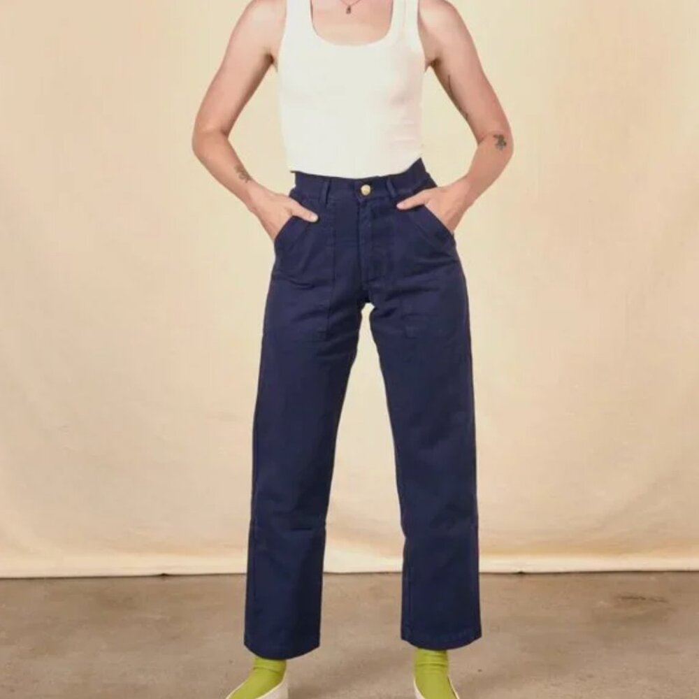 Big Bud Press Navy Work Pants Medium Petite
